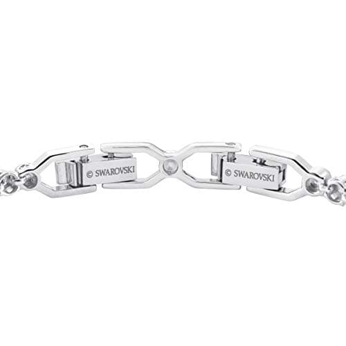 Swarovski Emily Tennis Bracelet Jewelry Collection for Women Clear Crystals Blue Crystals Pink Crystals 18k Gold Plated