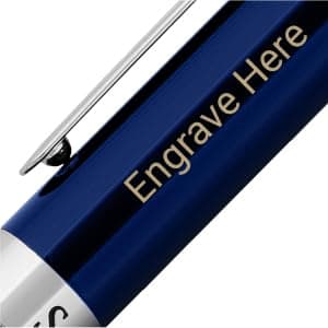 Silver Chrome Ballpoint Pen - Stunning Luxury Pen with 24K Gold Finish, Professional Gift Set for Men & Women, Office Ba