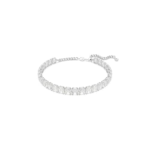 Swarovski Millenia Choker - Octagon Cut Clear Rhodium Finished Necklace for Women
