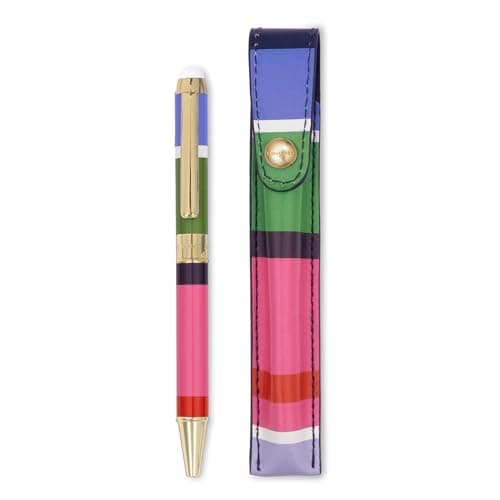 Kate Spade New York Stylus Pen for Touch Screens | Metal Ballpoint Pen with Black Ink and Storage Pouch | Women Tech Lov