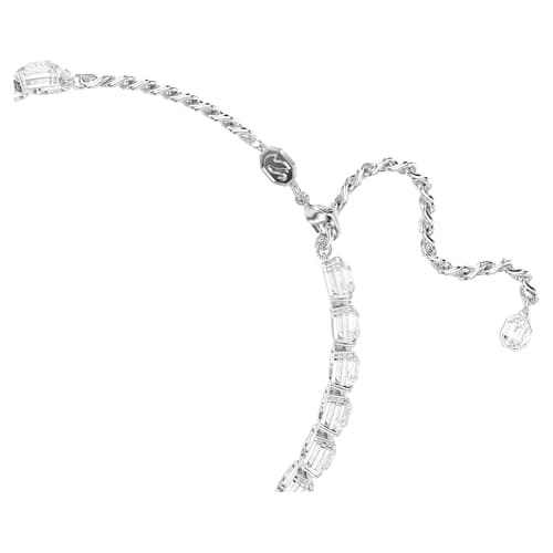 Swarovski Millenia Choker - Octagon Cut Clear Rhodium Finished Necklace for Women