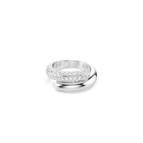 Swarovski Dextera Ring, Clear, Rhodium Finish for Fashionable Women, Formal Events
| Swarovski Dextera Ring, Clear, Rho