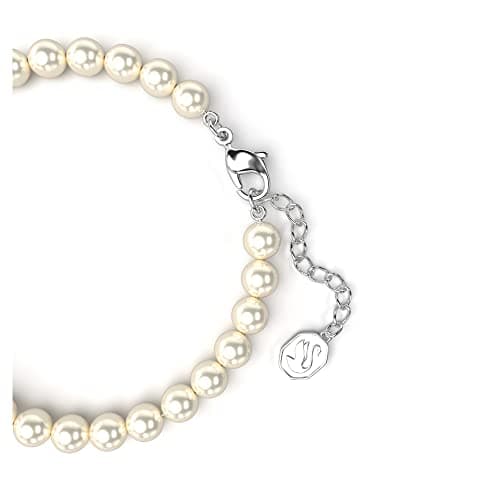 Swarovski Remix Strand Bracelet: Crystal Pearls and Pavé-Set Sphere - Glamorous and Stylish for Women - Everyday Wear -