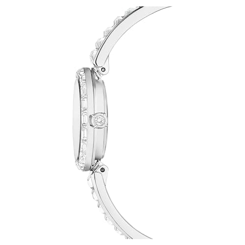 Swarovski Matrix Bangle Watch, Stunning Crystal Design, Fashionable and Durable, Women, Formal Events and Daily Wear, 3