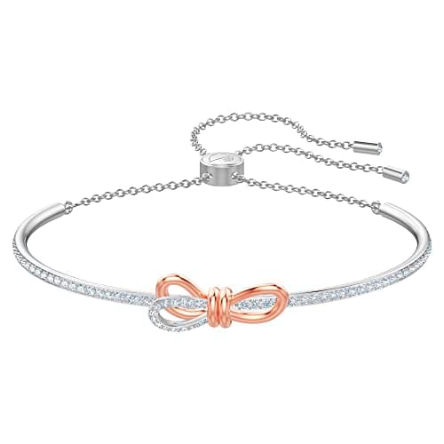 Swarovski Lifelong Bow Necklace and Bracelet Clear Crystals Rhodium Finish Women Gifts
| Swarovski Lifelong Bow Jewelry