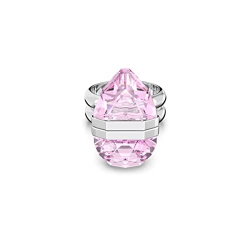 Swarovski Lucent Crystal Ring Jewelry Collection for Women with Rhodium Tone Finish and Pink Crystals
| Swarovski Lucen