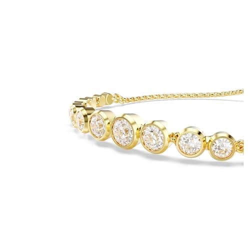 Swarovski Imber Tennis Bracelet - Mixed Round Cuts Clear Gold-Tone Finish for WomenSports
| Swarovski Imber Tennis Brac