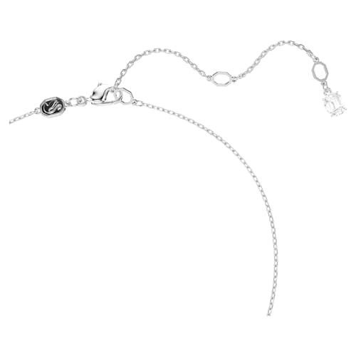 Swarovski Stilla Pendant, Round Cut Blue Rhodium Finished for Women Evening Wear