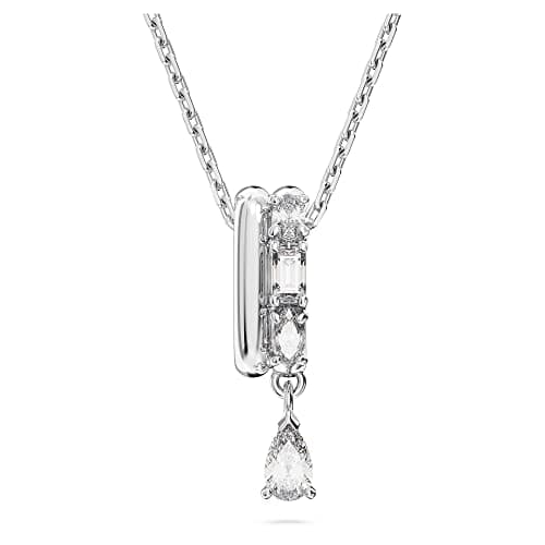 Swarovski Dextera Pendant Necklace with Mixed Cut Stones for Women for Everyday Wear Sparkling Crystal Accents 18K Gold