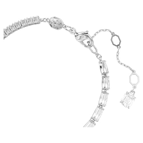 Swarovski Matrix Clear Rhodium Finished Mixed Cuts Bracelet for Elegant Formal Events
| Swarovski Matrix Clear Rhodium