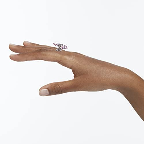 Swarovski Lucent Crystal Ring Jewelry Collection for Women with Rhodium Tone Finish and Pink Crystals
| Swarovski Lucen