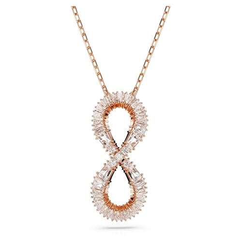 Swarovski Hyperbola Pendant Necklace for Fashion Ladies During Formal Events Gleaming Crystal Design 18K Gold Plated 925