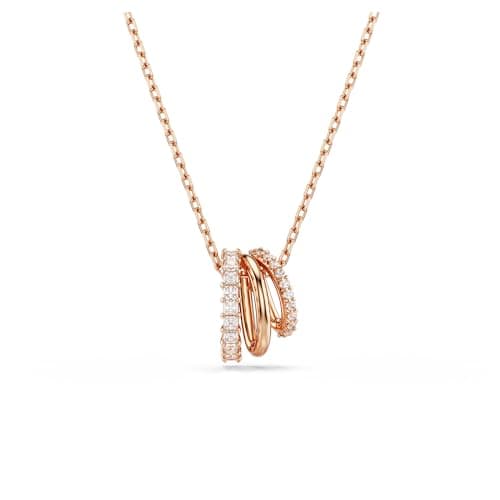 Swarovski Hyperbola Pendant, Mixed Cuts, Clear, Rose Gold-Tone Finished for Elegant Women
| Swarovski Hyperbola Pendant