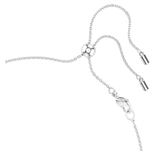 Swarovski Ariana Grande Crystal and Pearl Choker Necklace for Women - Fashion Jewelry Rhodium Finish - CAPSULE COLLECTIO