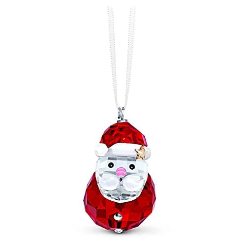 Swarovski Joyful Ornaments Santa’s Reindeer Figurine Multicolored Crystals for Holiday Decor