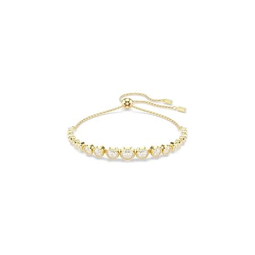 Swarovski Imber Tennis Bracelet - Mixed Round Cuts Clear Gold-Tone Finish for WomenSports
| Swarovski Imber Tennis Brac