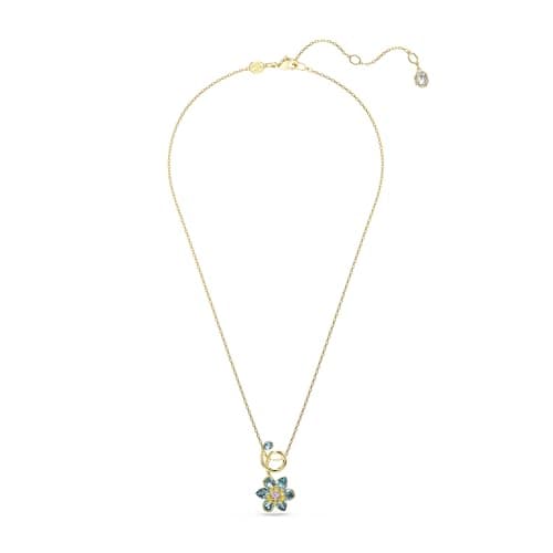 Swarovski Idyllia Blue Flower Pendant, Gold-Tone Finish for Women
| Swarovski Idyllia Blue Mixed Cuts Flower Pendant, G