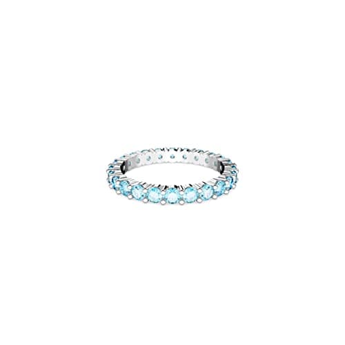 Swarovski Matrix Crystal Ring Collection, Round Cut, Prong Setting, Rhodium Finish for Elegant Women
| Swarovski Matrix