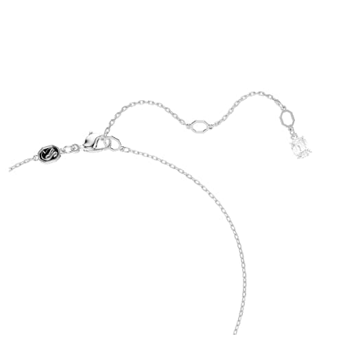 Swarovski Hyperbola Pendant Mixed Cuts Clear Mixed Metal Finish for Women Elegant Everyday Wear Clear Crystal Pendant Ne