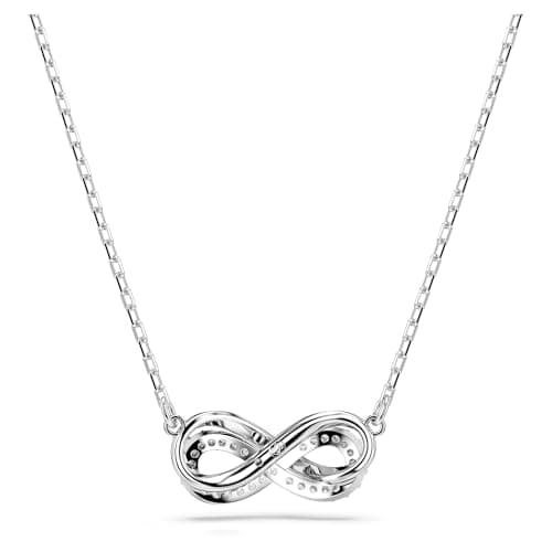 Swarovski Hyperbola Pendant Necklace for Fashion Ladies During Formal Events Gleaming Crystal Design 18K Gold Plated 925