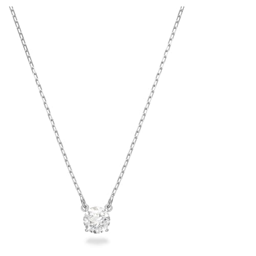 Swarovski Attract Clear Crystal Necklace and Earring Set for Women, Perfect for Formal Events and Daily Wear, Sparkling