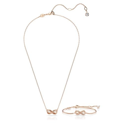 Swarovski Hyperbola Necklace and Bracelet Jewelry Collection | Crystal Accents | Women's Accessory | Evening Wear | Spar