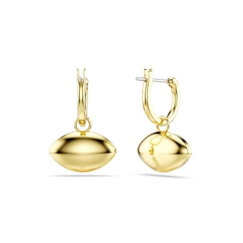 Swarovski Symbolica Blue Evil Eye Drop Earrings for Women Gold-Tone Finished Formal Events