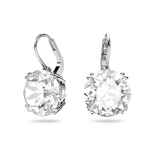 Swarovski Millenia White Round Cut Crystal Rhodium Plated Earrings for Women
| Swarovski Millenia White Round Cut Cryst