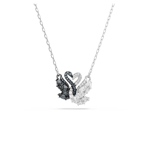 Swarovski Swan Pendant, Elegant Black Swan Jewelry for Women
| Swarovski Swan Pendant, Rhodium Finish Swan Necklace for