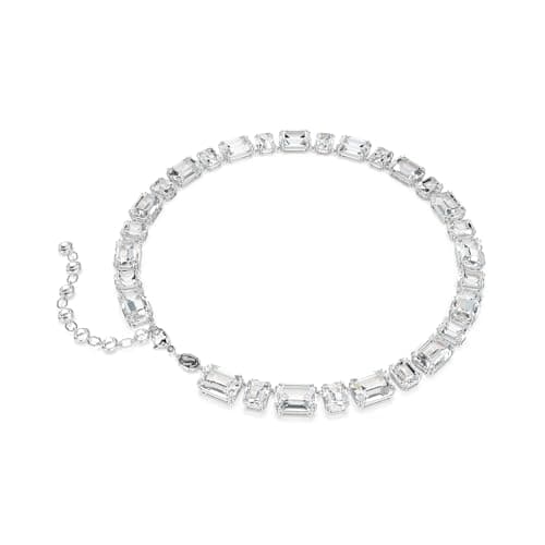 Swarovski Millenia Tennis Necklace, Octagon Cut, Clear, Rhodium Finish for Women
| Swarovski Millenia Tennis Necklace,
