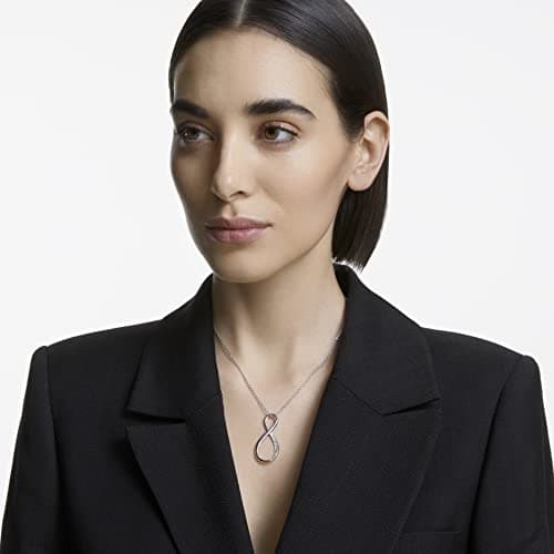 Swarovski Exist Clear Crystal Earring and Necklace | Sparkling Clear Crystals Jewelry for Ladies | Everyday Wear and Nig