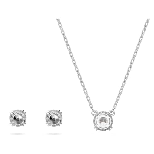 Swarovski Stilla Jewelry Set, Clear Crystals, Elegant Rhodium Finish for Special Occasions
| Swarovski Stilla Jewelry S