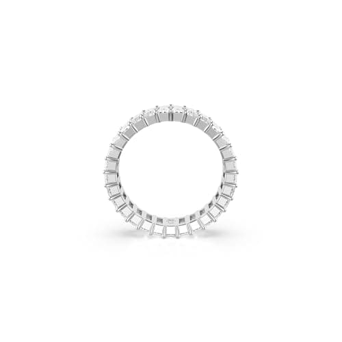 Swarovski Matrix Clear Baguette Cut Rhodium Finish Ring for Elegant Everyday Wear
| Swarovski Matrix Clear Baguette Cut
