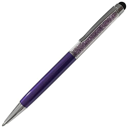 Crystalline Stylus Purple Ballpoint Pen for Students and Office Use with Smooth Writing and Comfortable Grip, 12 Pack
|
