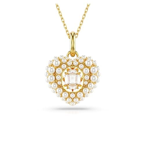 Swarovski Hyperbola Pendant Necklace Collection for Women Luxury Jewelry Evening Party Wear Flashy Designs 18K Gold Plat