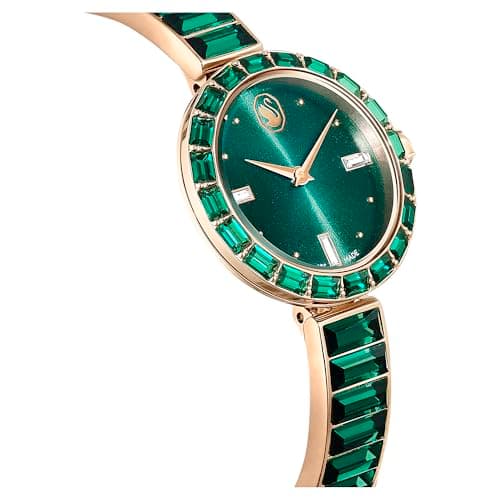 Swarovski Matrix Bangle Watch - Premium Swiss Made Crystal Bracelet for Women
| Swarovski Matrix Bangle Watch - Green G