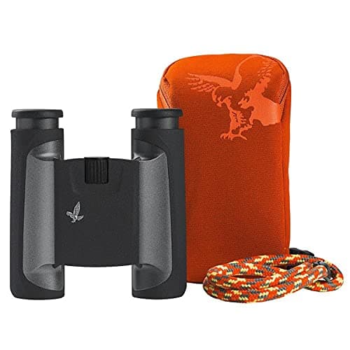 Swarovski OPTIK 10x25 CL Pocket Binoculars for Mountain Hiking and Hunting (Large Field of View, Twist-in Eyecups, Green