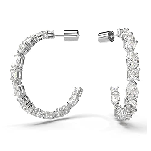 Swarovski Mesmera Drop Earrings for Women Casual Occasions Sparkling Genuine Crystal Earrings 925 Sterling Silver