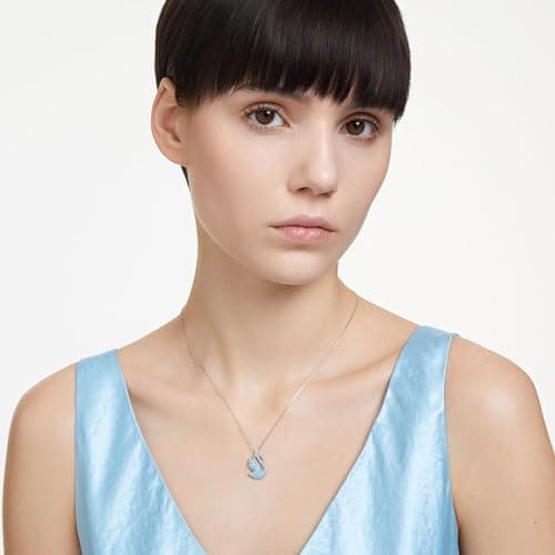 Swarovski Hollow Collection Pendant Necklace for Women for Evening Parties sparkly and elegant design 18k Gold Plated 24