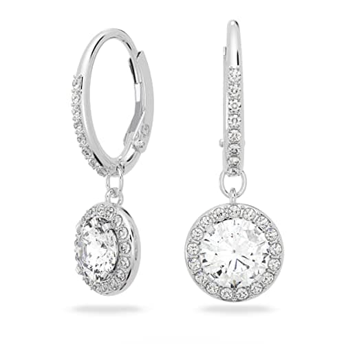 Swarovski Una Angelic Crystal Drop Earrings for Women Everyday Wear Sparkling Shine