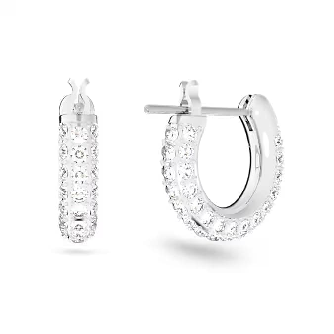 Swarovski Stone Crystal Pierced Hoop Earring Jewelry for Women Evening Party
| Swarovski Stone Crystal Pierced Hoop Ear