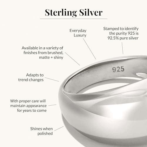 JTV Sterling Silver Bracelet Set of 3 for Women - Dainty and Stackable Silver Bracelets - Silver Bracelet Stack - Diamon