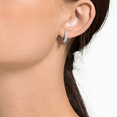 Swarovski Stone Crystal Pierced Hoop Earring Jewelry for Women Evening Party
| Swarovski Stone Crystal Pierced Hoop Ear