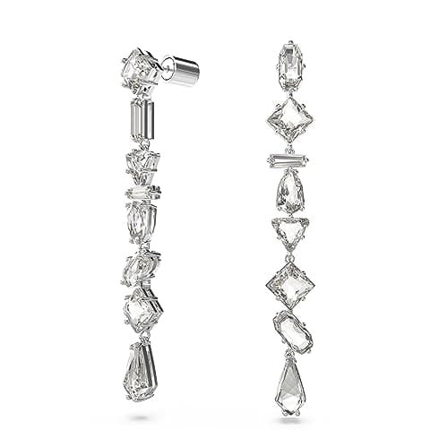 Swarovski Mesmera Drop Earrings for Women Casual Occasions Sparkling Genuine Crystal Earrings 925 Sterling Silver