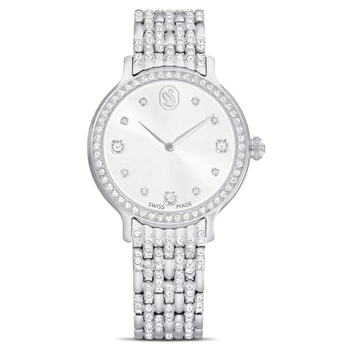 Swarovski Imber Swiss Made Watch for Women Stainless Steel Metal Bracelet Silver Tone