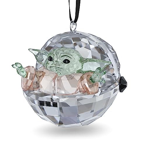 Swarovski Star Wars Master Yoda Crystal Figurine - Vintage Green and Brown Crystals for Star Wars Fans
| Swarovski Star