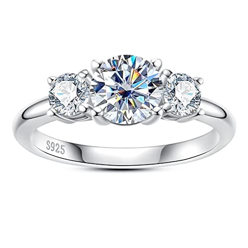AimiIee Moissanite Engagement Rings for Women with Certificate
| AimiIee Moissanite Engagement Rings 925 Sterling Silve