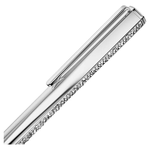 Swarovski Crystal Shimmer Ballpoint Pen, Luxury Silver Tone, Chrome Plated - Elegant Writing Tool
| Swarovski Crystal S