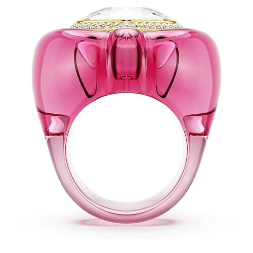 Swarovski Dulcis Heart Cut Pink Pavé Cocktail Ring for Women
| Swarovski Dulcis Heart Pink Cocktail Ring, Size 6 3/4 fo