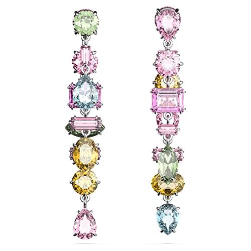 Swarovski Gema Crystal Drop Earrings for Women Evening Parties Jewelery